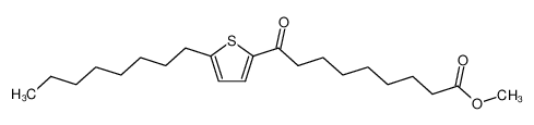 111514-80-8 spectrum, methyl 9-(5-octylthiophen-2-yl)-9-oxononanoate