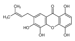 1,4,5,6-Tetrahydroxy-7-(3-methyl-2-buten-1-yl)-9H-xanthen-9-one 1001424-68-5