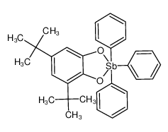 149759-16-0 structure, C32H35O2Sb