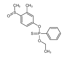 ethoxy-(3-methyl-4-methylsulfinylphenoxy)-phenyl-sulfanylidene-λ<sup>5</sup>-phosphane 82679-91-2