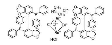 346457-41-8 structure, C78H64Cl5NO8P4Ru2