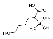 132539-50-5 (Z)-2-(trimethylsilyl)-2-heptenoic acid