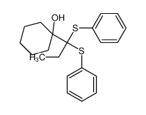 61173-89-5 1-[1,1-bis(phenylsulfanyl)propyl]cyclohexan-1-ol