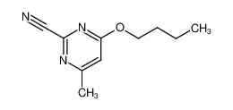 99168-20-4 4-butoxy-6-methyl-pyrimidine-2-carbonitrile