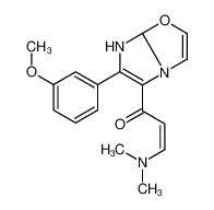 3-(Dimethylamino)-1-(6-(3-methoxyphenyl)-7,7a-dihydroimidazo[2,1-b]oxazol-5-yl)prop-2-en-1-one 1353119-28-4