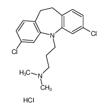 3,7-二氯-5-(3-二甲基氨基丙基)-10,11-二氢-5H-二苯并[b,f]氮杂卓盐酸盐