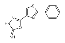 1219827-72-1 5-(2-phenyl-1,3-thiazol-4-yl)-1,3,4-oxadiazol-2-amine