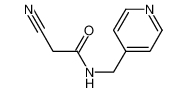 2-cyano-N-(pyridin-4-ylmethyl)acetamide 15029-28-4