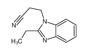 3-(2-乙基-1H-苯并咪唑-1-基)丙腈