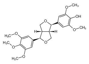 (-)-(7R,7'R,8S,8'S)-4'-hydroxy-3,3',4,5,5'-pentamethoxy-7,9':7',9-diepoxylignane