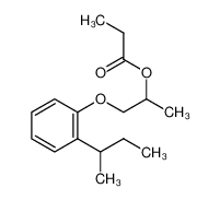 1-(2-butan-2-ylphenoxy)propan-2-yl propanoate 5436-98-6