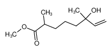 353748-05-7 spectrum, 6-hydroxy-6-vinyl-2-methyl-heptanoic acid methyl ester