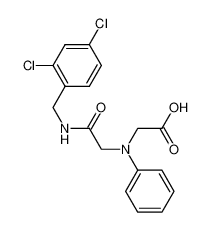 [{2-[(2,4-Dichlorobenzyl)amino]-2-oxoethyl}(phenyl)amino]acetic acid 1142205-18-2