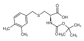 (2R)-3-[(3,4-dimethylphenyl)methylsulfanyl]-2-[(2-methylpropan-2-yl)oxycarbonylamino]propanoic acid 41117-66-2