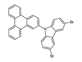 3,6-dibromo-9-(triphenylen-2-yl)-9H-carbazole 1351870-16-0