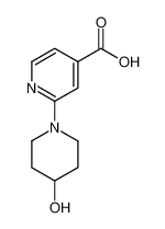 2-(4-hydroxypiperidin-1-yl)pyridine-4-carboxylic acid 167641-00-1