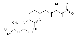 6-[[amino(nitramido)methylidene]amino]-2-[(2-methylpropan-2-yl)oxycarbonylamino]hexanoic acid