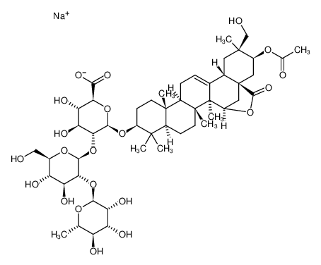 1266208-14-3 structure, C50H75NaO21