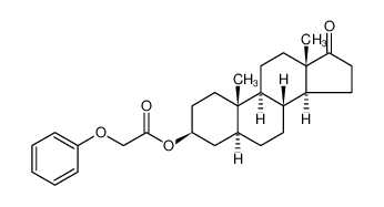 Androstan-17-one, 3-[(2-phenoxyacetyl)oxy]-, (3β,5α)- 913720-25-9