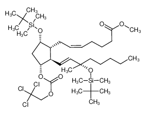 85720-18-9 spectrum, (15S)-15-methyl-PGF2α methyl ester 9,15bis(tert-butyldimethylsilyl ether) 11-(trichloroethyl carbonate)