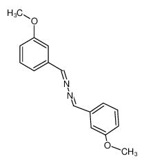 (E)-1-(3-methoxyphenyl)-N-[(E)-(3-methoxyphenyl)methylideneamino]methanimine 40252-74-2