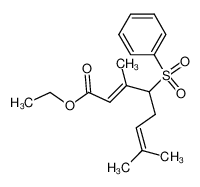 41144-89-2 trans-4-Benzolsulfonyl-3,7-dimethyl-octa-2,6-diensaeure-aethylester