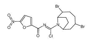 5-Nitro-furan-2-carboxylic acid 1-chloro-1-(2,5-dibromo-10-aza-bicyclo[5.2.1]dec-10-yl)-meth-(Z)-ylideneamide 101324-26-9