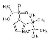 2-[Dimethyl(2-methyl-2-propanyl)silyl]-N,N-dimethyl-1H-imidazole- 1-sulfonamide 129378-52-5