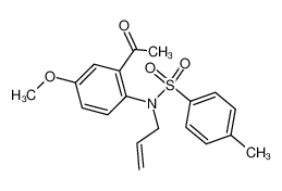 675578-59-3 N-allyl-N-p-toluenesulfonyl-2-acetyl-4-methoxyaniline