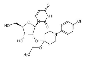 263008-94-2 structure, C22H28ClN3O7