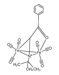 151268-66-5 structure, C18H15Fe2NO7+