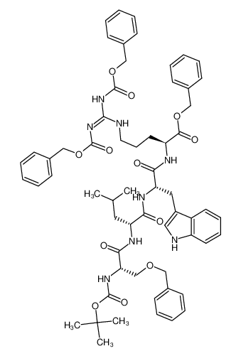 Boc-Ser(Bn)-D-Leu-Trp-Arg(Cbz)2-OBn 1001416-25-6