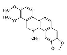 1,2-dimethoxy-12-methyl-13H-[1,3]benzodioxolo[5,6-c]phenanthridine 6880-91-7