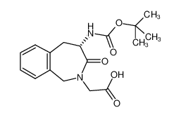 (S)-4-[(叔丁氧羰基)氨基]-1,3,4,5-四氢-3-氧代-2H-2-苯并氮杂卓-2-乙酸