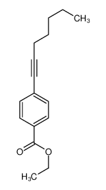 827028-05-7 ethyl 4-hept-1-ynylbenzoate