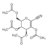 3,4,5,7-TETRA-O-ACETYL-2,6-ANHYDRO-D-LYXO-HEPT-2-ENONITRILE 120085-67-8