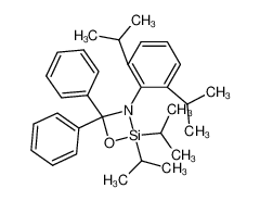 136158-48-0 3-(2,6-diisopropylphenyl)-2,2-diisopropyl-4,4-diphenyl-1,3,2-oxazasiletidine