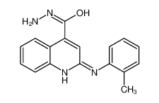 2-(2-methylanilino)quinoline-4-carbohydrazide 134721-73-6