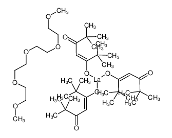 TRIS(2,2,6,6-TETRAMETHYL-3,5-HEPTANE-DIONATO)LANTHANUM TETRAGLYME ADDUCT 151139-14-9