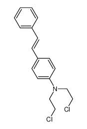 10072-37-4 N,N-bis(2-chloroethyl)-4-(2-phenylethenyl)aniline