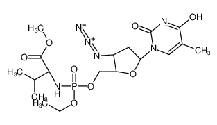 133201-14-6 structure, C18H29N6O8P