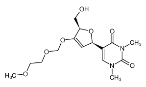 103003-50-5 5-[(2R,5R)-5-Hydroxymethyl-4-(2-methoxy-ethoxymethoxy)-2,5-dihydro-furan-2-yl]-1,3-dimethyl-1H-pyrimidine-2,4-dione