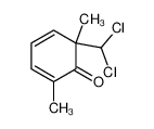 2,6-Dimethyl-6-dichlormethyl-2,4-cyclohexadienon 14789-76-5