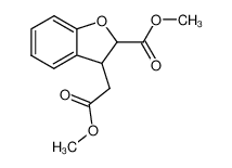 76268-13-8 spectrum, 3-Methoxycarbonylmethyl-2,3-dihydrobenzofuran-2-carboxylic acid methyl ester