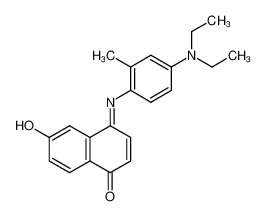 6-Hydroxy-naphthochinon-(1,4)-<2-methyl-4-diethylamino-anil>-(4)