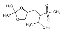 72223-70-2 (4S)-2,2-dimethyl-4-[[(1-methylethyl)(methylsulfonyl)amino]methyl]-1,3-dioxolane