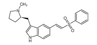 (R)-3-[(1-甲基-2-吡咯烷基)甲基]-5-[2-(苯磺酰基)乙烯基]-1H-吲哚