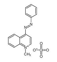 (1-methylquinolin-1-ium-4-yl)-phenyldiazene,perchlorate 16600-12-7