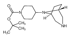 tert-butyl 4-(3,8-diazabicyclo[3.2.1]octan-8-yl)piperidine-1-carboxylate 1120214-86-9