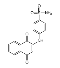 4-[(1,4-dioxonaphthalen-2-yl)amino]benzenesulfonamide 19992-50-8